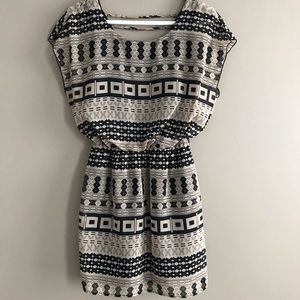 Aztec Print Dress